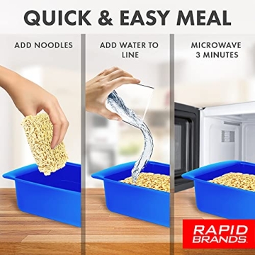 Rapid Ramen Cooker - Microwave in 3 Minutes - Black