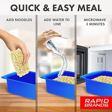Rapid Ramen Cooker - Microwave in 3 Minutes - Black