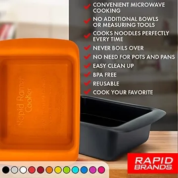 Rapid Ramen Cooker - Microwave in 3 Minutes - Black