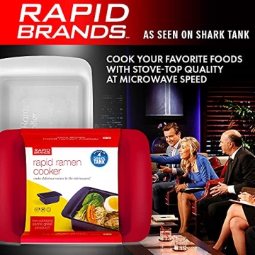 Rapid Ramen Cooker - Microwave in 3 Minutes - Black