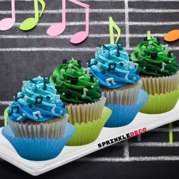 Music Notes Jazz Semi-Sweet Edible Confetti Decorations