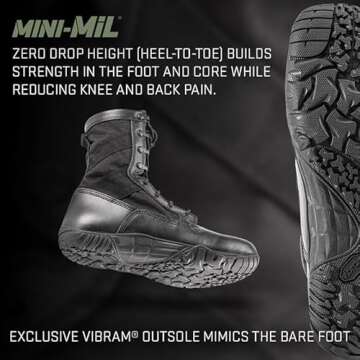 Lightweight Tactical Research TR Mini-Mil Boots for Men