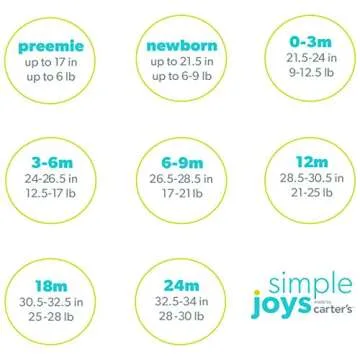 Simple Joys by Carter's Baby Boys' 6-Pack Short-Sleeve Bodysuit