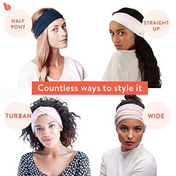 BLOM Non Slip Headbands for Yoga, Fashion, and Running