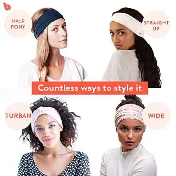 BLOM Non Slip Headbands for Yoga, Fashion, and Running