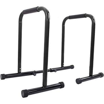 Allasfun Dip Station - Heavy Duty Press Bar for All Workouts