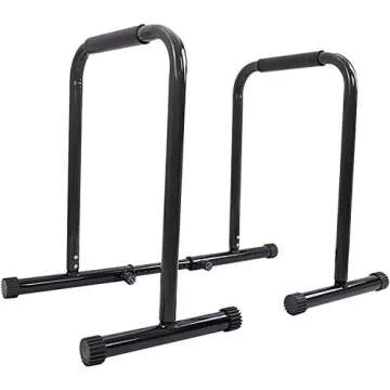 Allasfun Dip Station - Heavy Duty Press Bar for All Workouts