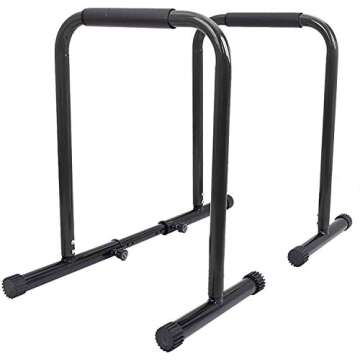 Allasfun Dip Station - Heavy Duty Press Bar for All Workouts