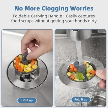 Stainless Steel Kitchen Sink Drain Stopper for Easy Use