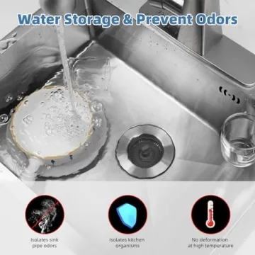 Stainless Steel Kitchen Sink Drain Stopper for Easy Use