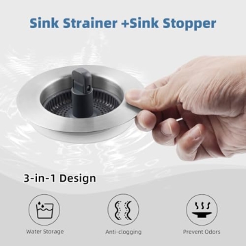 Stainless Steel Kitchen Sink Drain Stopper for Easy Use