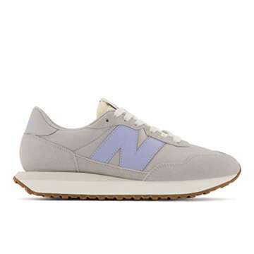 New Balance Women's 237 V1 Classic Sneaker, Rain Cloud/Daydream, 7.5