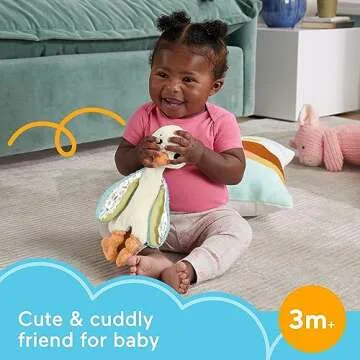 Fisher Price Snuggle Up Goose – Sensory Plush Toy for Babies