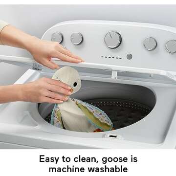 Fisher Price Snuggle Up Goose – Sensory Plush Toy for Babies