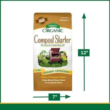 Espoma Organic Compost Starter; All-Natural Composing Aid Helps Break Down Organic Matter to Make Rich Compost for Organic Gardening. 4 lb. Bag; Pack of 1