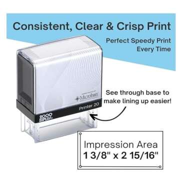 Handy Stamps Professional Notary Self Inking Rubber Stamp