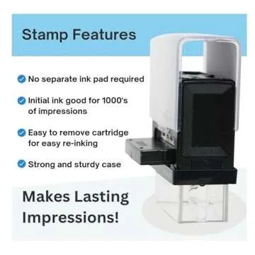 Handy Stamps Professional Notary Self Inking Rubber Stamp