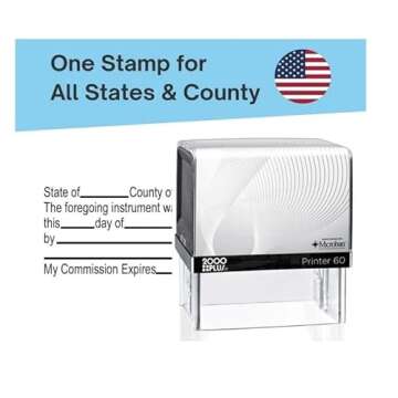 Handy Stamps Professional Notary Self Inking Rubber Stamp