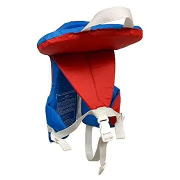 Stohlquist Toddler Life Jacket Coast Guard Approved Life Vest for Infants-Red/White/Blue-Small