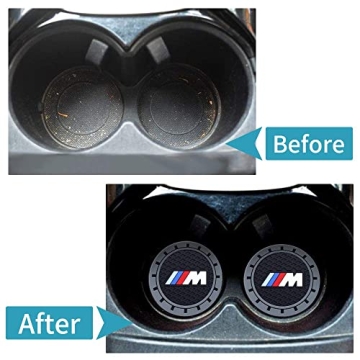 BMW M Car Cup Holder Coaster - Premium Auto Accessory