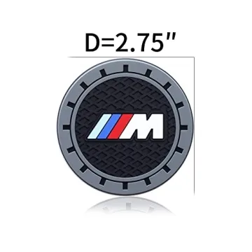 BMW M Car Cup Holder Coaster - Premium Auto Accessory