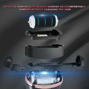 Rechargeable Electronic Foot File Pedicure Kit - Ultimate Foot Care