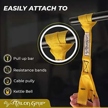 Core Prodigy Talon Pull Up Grip Straps for Ultimate Strength