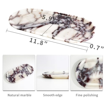 Elegant Natural Marble Tray for Home Decor and Gifting