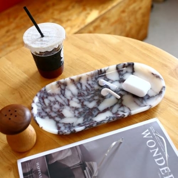 Elegant Natural Marble Tray for Home Decor and Gifting