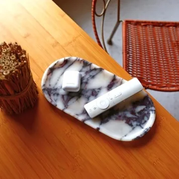Elegant Natural Marble Tray for Home Decor and Gifting