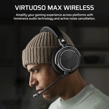 Corsair Virtuoso MAX Wireless Gaming Headset Dolby Atmos ANC