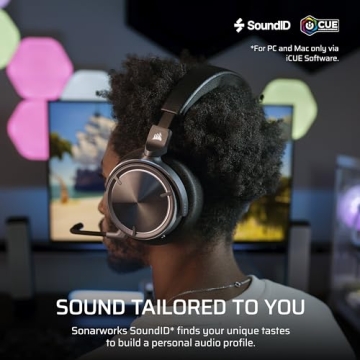 Corsair Virtuoso MAX Wireless Gaming Headset Dolby Atmos ANC