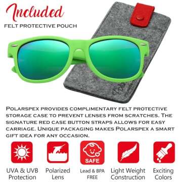 PolarSpex Kids Sunglasses - Safety Meets Style for Kids