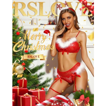 Buy RSLOVE Sexy Santa Lingerie Set for Christmas Fun