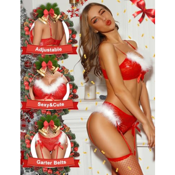 Buy RSLOVE Sexy Santa Lingerie Set for Christmas Fun