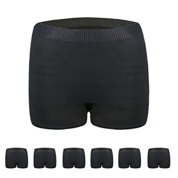 HANSILK Seamless Mesh Postpartum Underwear for C-Section Recovery - 6 Pack (XXL)