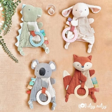 Itzy Ritzy Bitzy Crinkle Bunny Toy for Baby Sensory Play