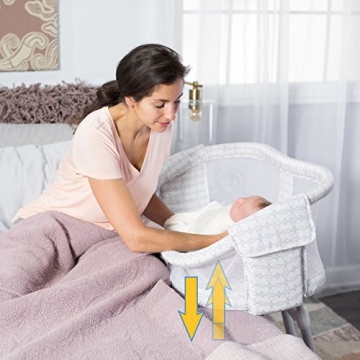 HALO BassiNest Glide Sleeper Adjustable Bedside Bassinet