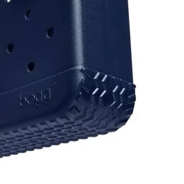 BOGG BAG Bitty Waterproof Washable Tip Proof Durable Open Tote Bag for the Beach Boat Pool Sports 11x8.5x4.5 - Lightweight Cute Tote Bag - Durable Rubber Bags For Women - Navy