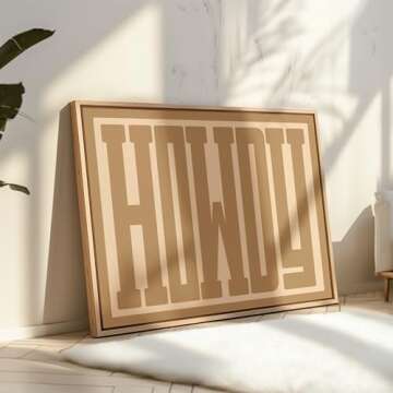 Poster Master Howdy Poster - Trendy Wall Art Print