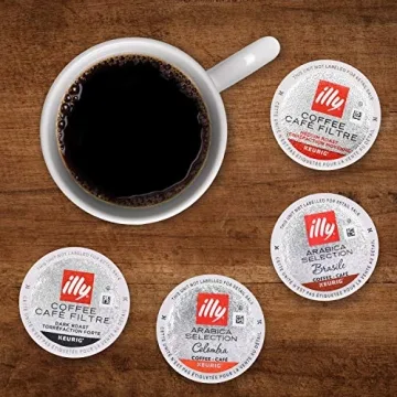 Illy Coffee K Cups - Variety Pack of Flavorful Pods