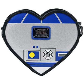 Loungefly Star Wars R2-D2 Heart Shaped Crossbody Bag