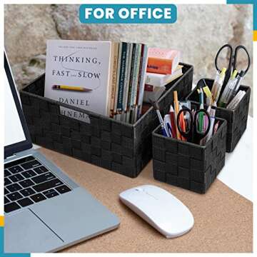 Versatile LOVSTORAGE Organizing Storage Baskets 8 Pack