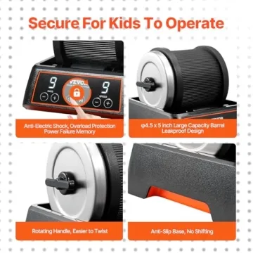 VEVOR Rock Tumbler Kit: 2.5 lbs Polishing for All Ages