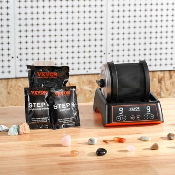VEVOR Rock Tumbler Kit: 2.5 lbs Polishing for All Ages
