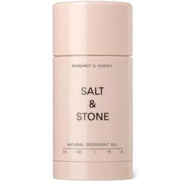 SALT & STONE Sensitive Skin Natural Deodorant Gel Duo for Women & Men | Aluminum Free & Baking Soda Free For Sensitive Skin | Free From Parabens, Sulfates & Phthalates (2.6 oz)