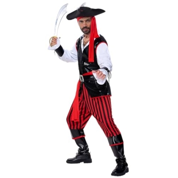 Pirate Costume for Men Halloween Spooktacular Creations