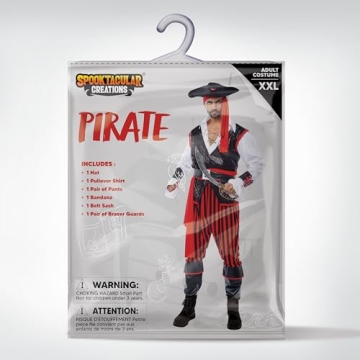 Pirate Costume for Men Halloween Spooktacular Creations