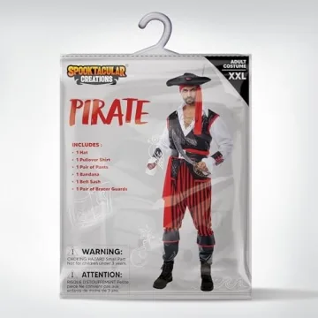Pirate Costume for Men Halloween Spooktacular Creations