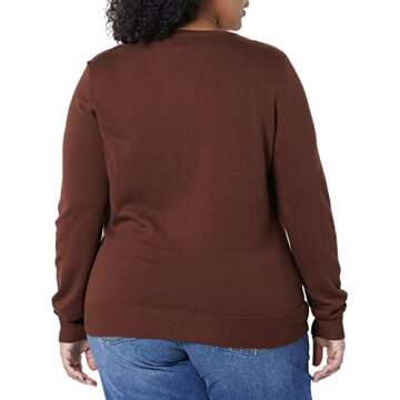 Amazon Essentials Lightweight Crewneck Cardigan for Women